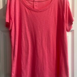 Talbots Bright Pink Short Sleeve Tee